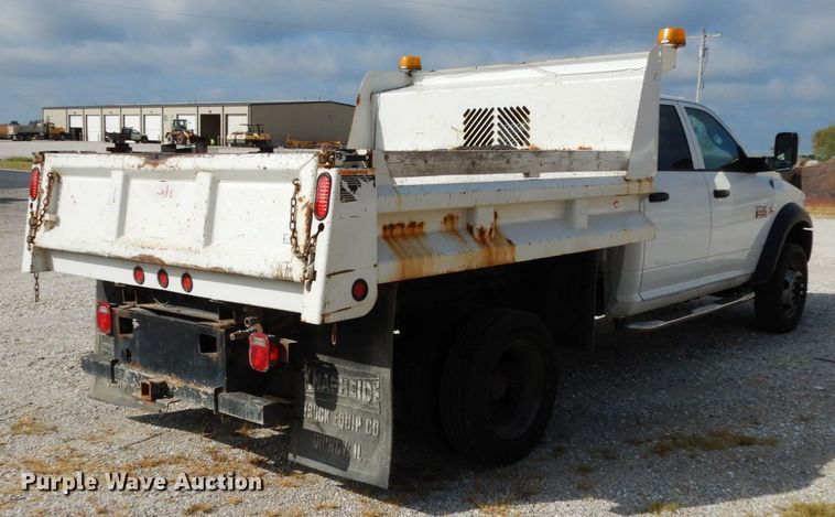 image for item KI9554 2011 Dodge Ram 5500 Heavy Duty  Crew Cab dump truck