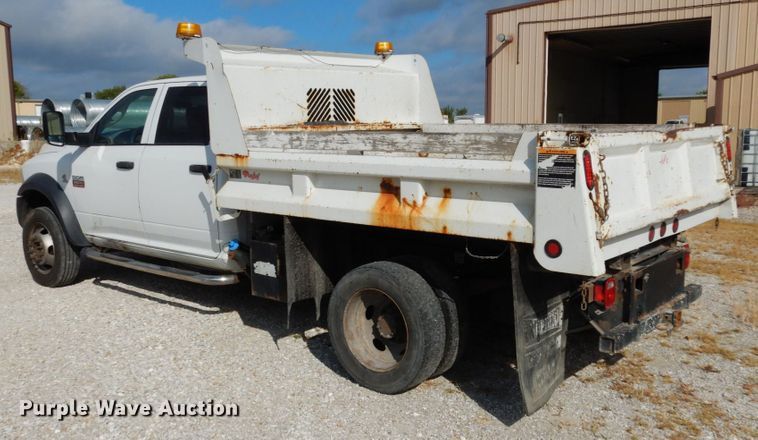 image for item KI9554 2011 Dodge Ram 5500 Heavy Duty  Crew Cab dump truck