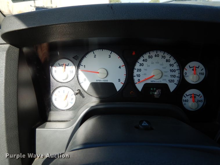 image for item KI9555 2009 Dodge Ram 5500 Heavy Duty  Quad Cab dump truck