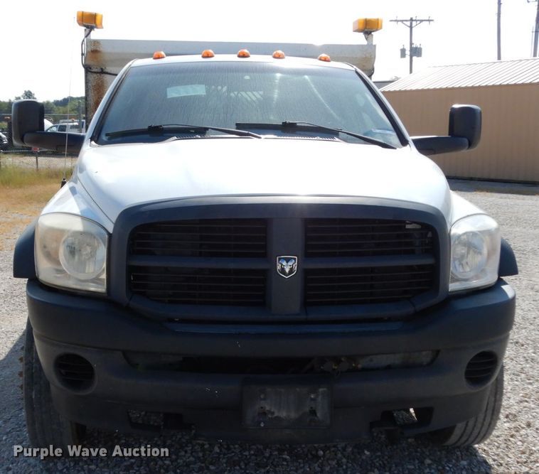 image for item KI9556 2009 Dodge Ram 5500 Heavy Duty  Quad Cab dump truck