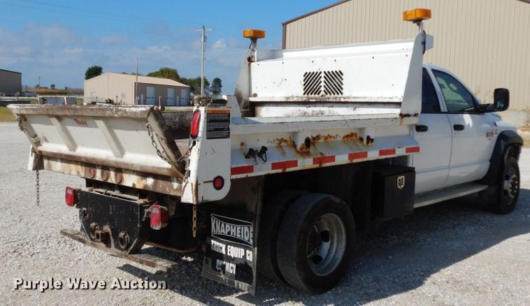 image for item KI9556 2009 Dodge Ram 5500 Heavy Duty  Quad Cab dump truck