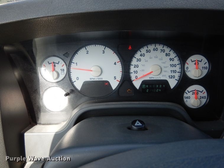 image for item KI9556 2009 Dodge Ram 5500 Heavy Duty  Quad Cab dump truck