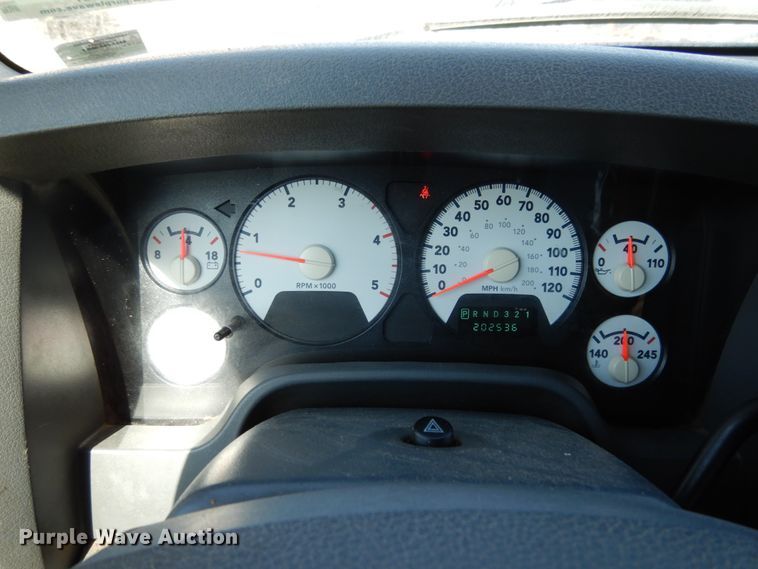 image for item KI9557 2009 Dodge Ram 5500 Heavy Duty  Quad Cab dump truck