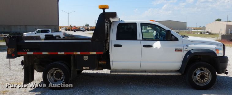 image for item KI9558 2009 Dodge Ram 5500 Heavy Duty  Quad Cab dump truck