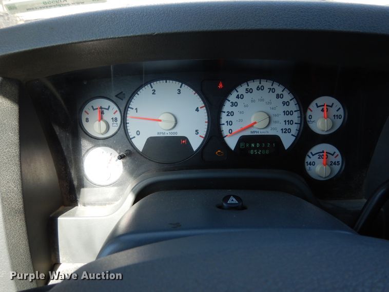 image for item KI9558 2009 Dodge Ram 5500 Heavy Duty  Quad Cab dump truck