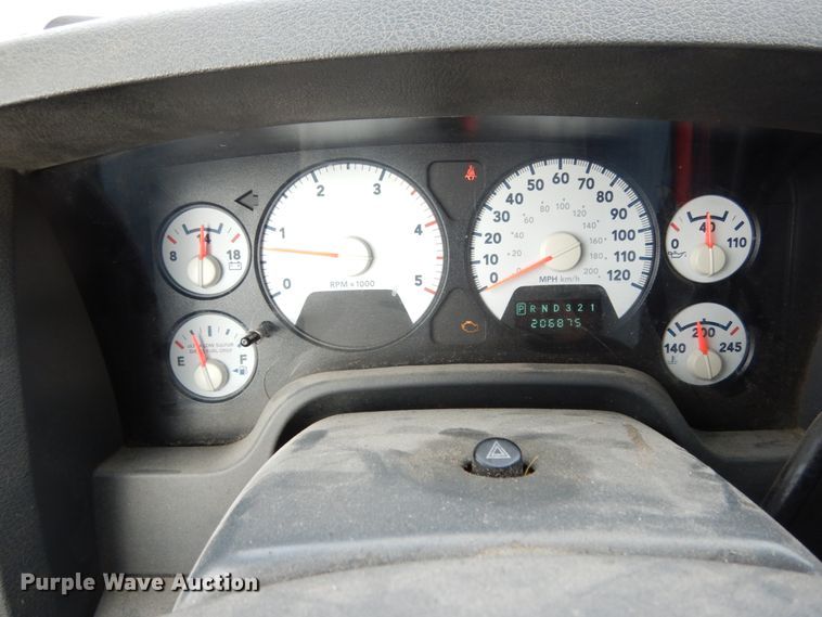 image for item KI9560 2009 Dodge Ram 5500 Heavy Duty  Quad Cab dump truck