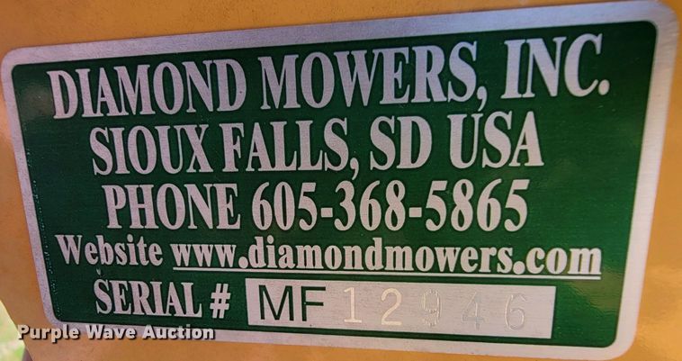 image for item KQ9218 Diamond  side boom mower