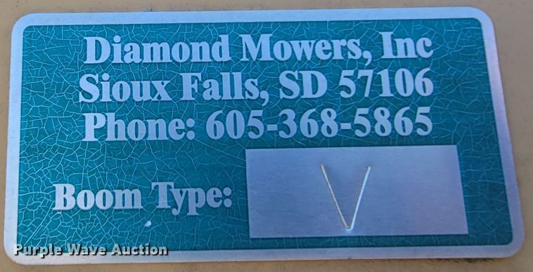 image for item KQ9218 Diamond  side boom mower