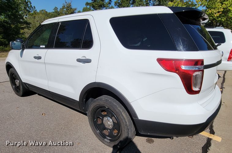 image for item KQ9221 2013 Ford Explorer Police  SUV