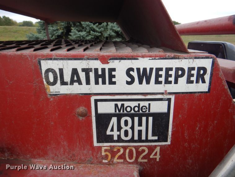 image for item KX9269 Olathe Sweeper 48HL  sweeper