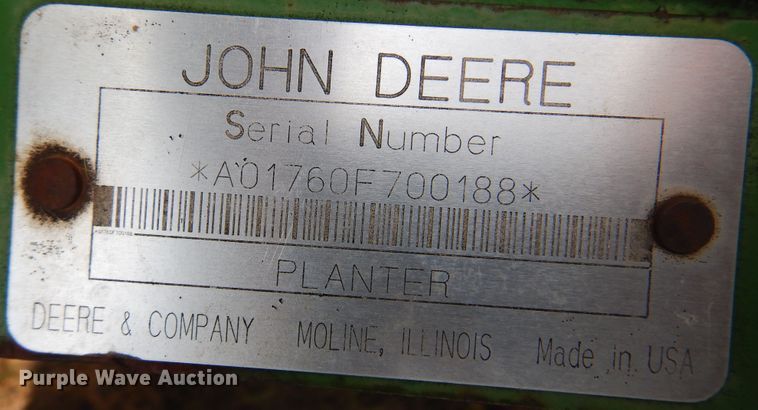 image for item DI5289 John Deere 1760 Max Emerge Plus  no-till planter