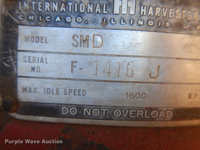 image for item DI5319 1952 Farmall Super MD  tractor