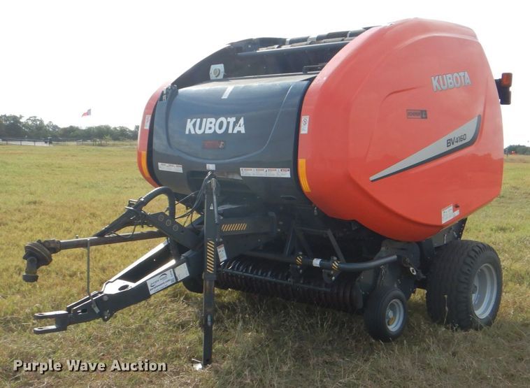 image for item DJ0796 2015 Kubota BV4160 F  round baler