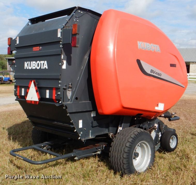 image for item DJ0796 2015 Kubota BV4160 F  round baler