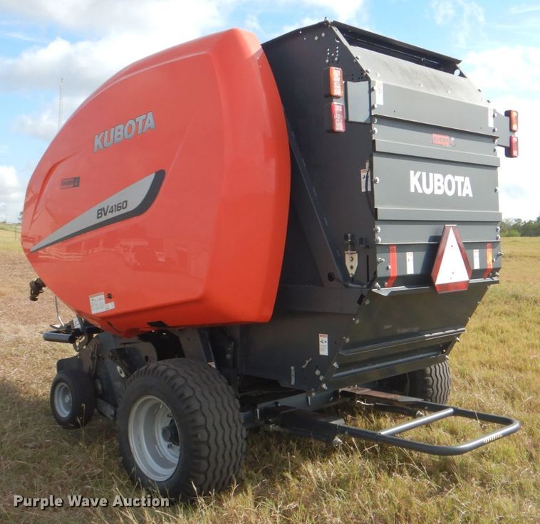 image for item DJ0796 2015 Kubota BV4160 F  round baler