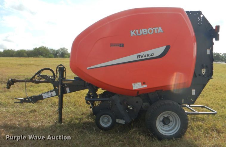 image for item DJ0796 2015 Kubota BV4160 F  round baler