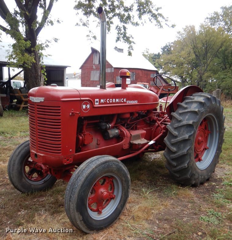 image for item DL3185 1950 McCormick-Deering W-9  tractor