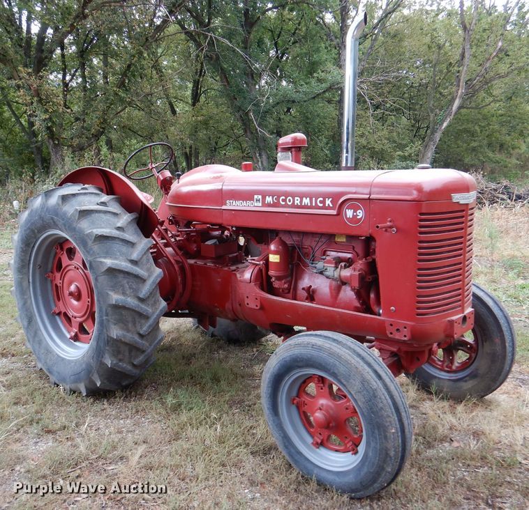 image for item DL3185 1950 McCormick-Deering W-9  tractor