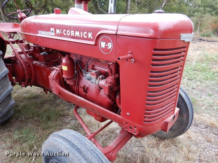 image for item DL3185 1950 McCormick-Deering W-9  tractor