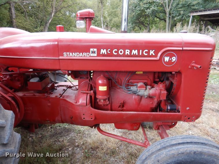 image for item DL3185 1950 McCormick-Deering W-9  tractor