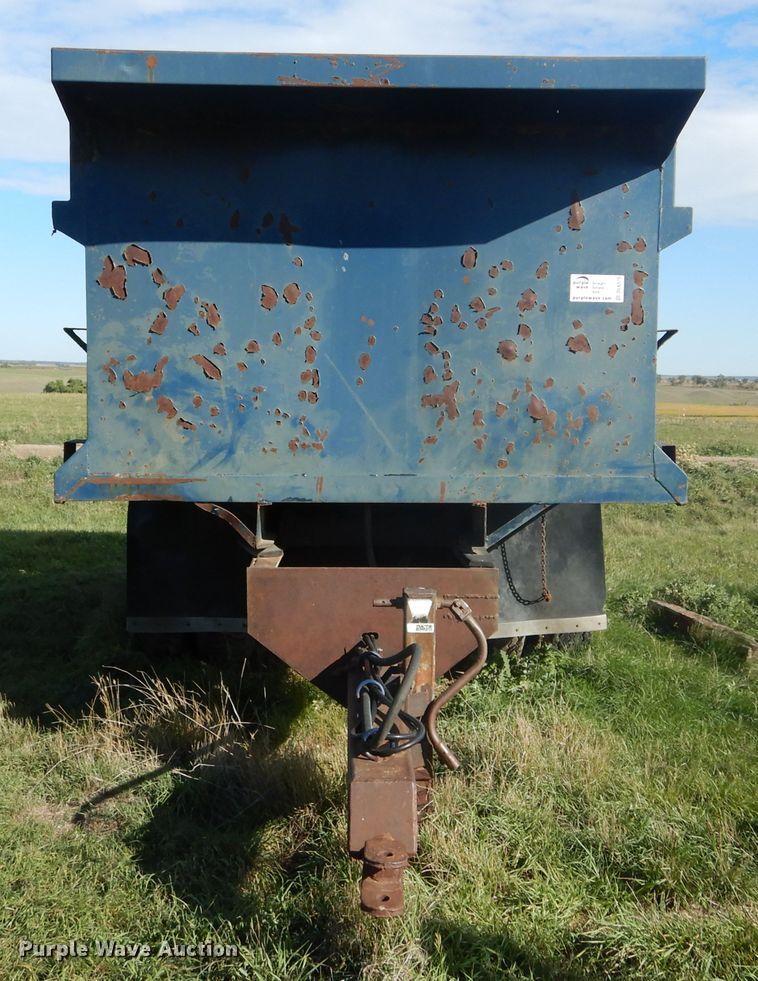 image for item DL6375 Shop built dump trailer