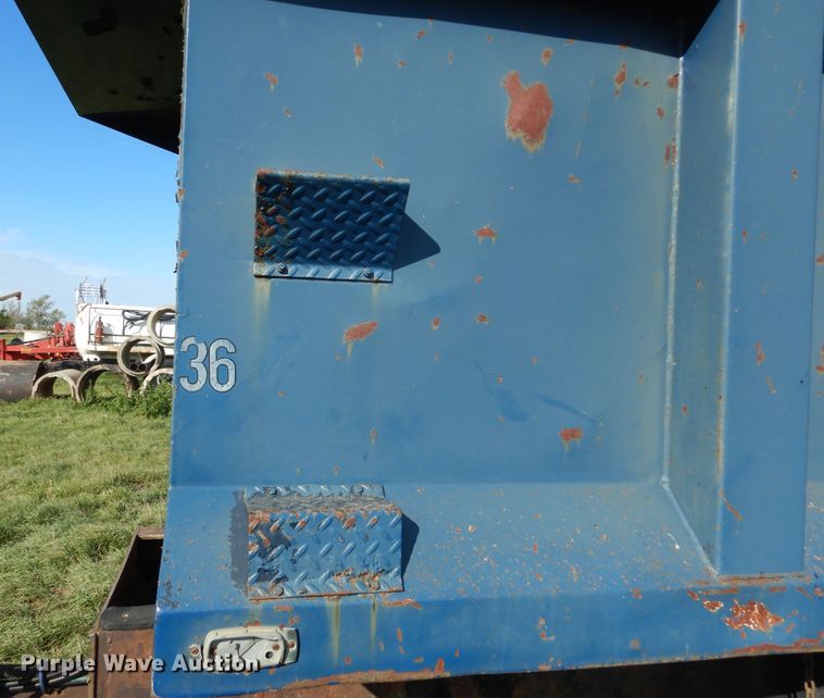 image for item DL6375 Shop built dump trailer