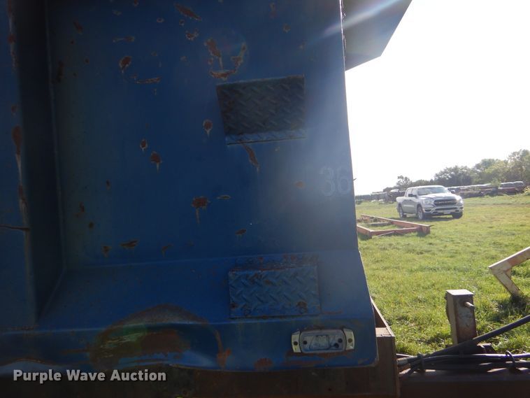 image for item DL6375 Shop built dump trailer