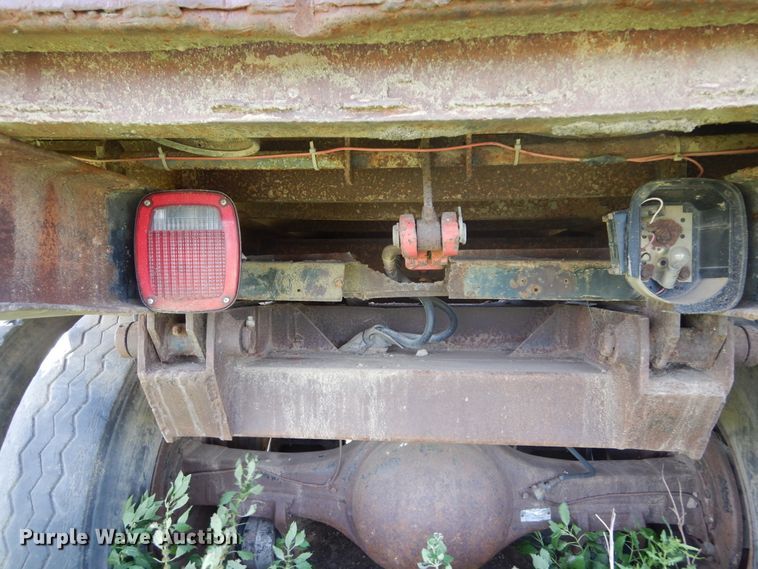 image for item DL6375 Shop built dump trailer