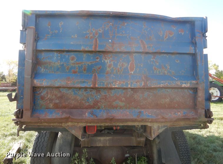 image for item DL6375 Shop built dump trailer