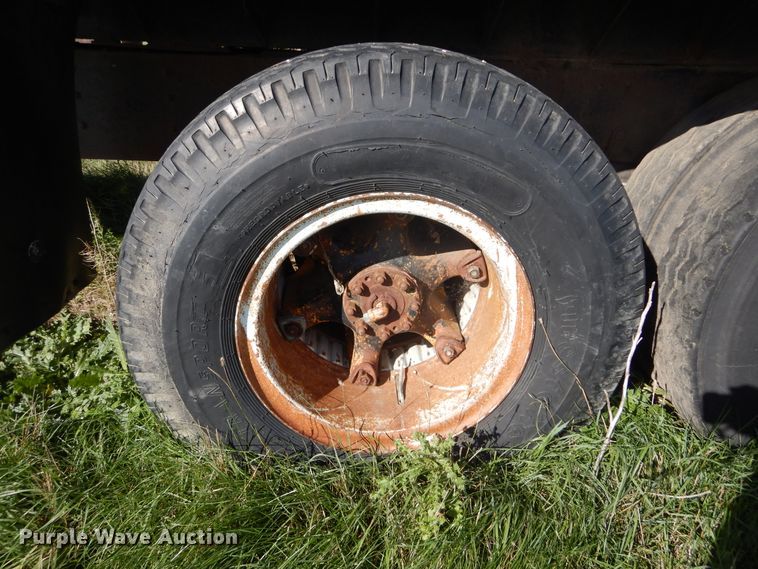 image for item DL6375 Shop built dump trailer
