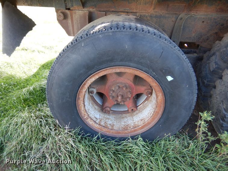 image for item DL6375 Shop built dump trailer