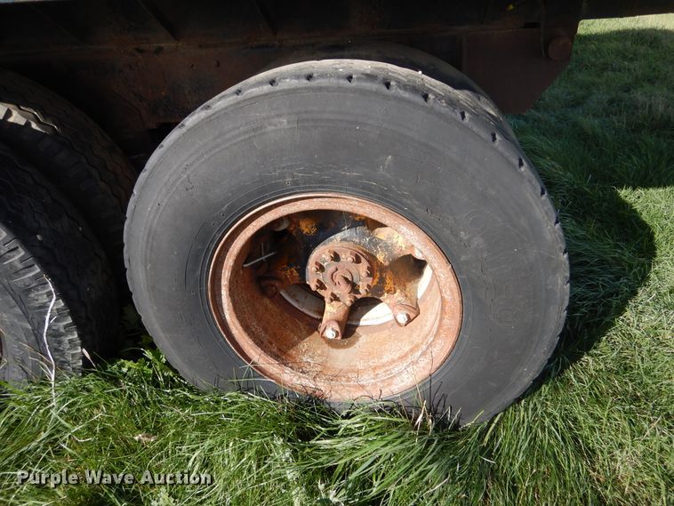 image for item DL6375 Shop built dump trailer