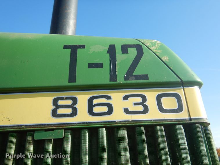 image for item DL6384 1978 John Deere 8630  4WD tractor