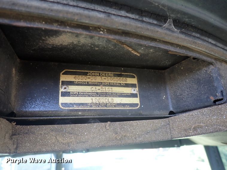 image for item DL7648 1976 John Deere 4630  tractor