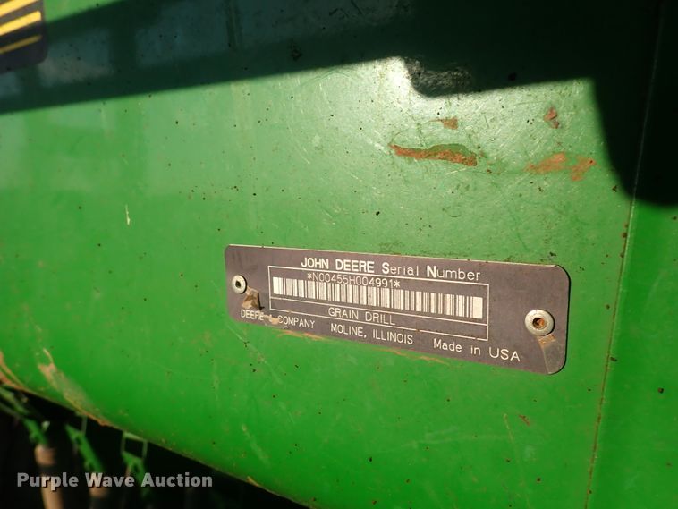 image for item DN2072 John Deere 455  grain drill