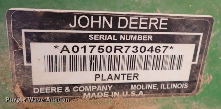 image for item DN2083 John Deere 1750 MaxEmerge XP  planter