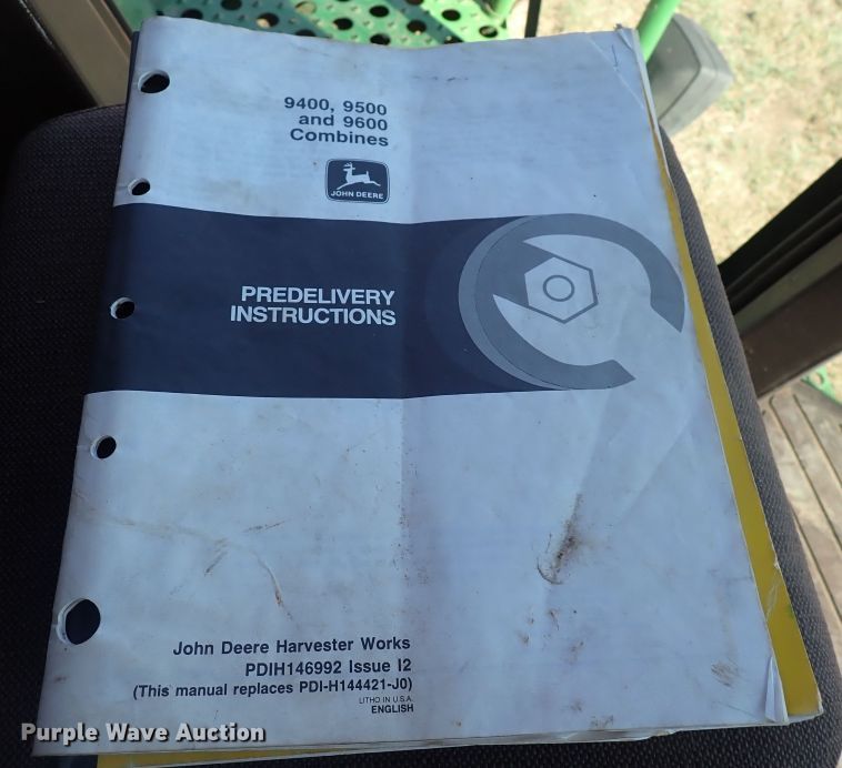 image for item DN2103 1995 John Deere 9500  combine