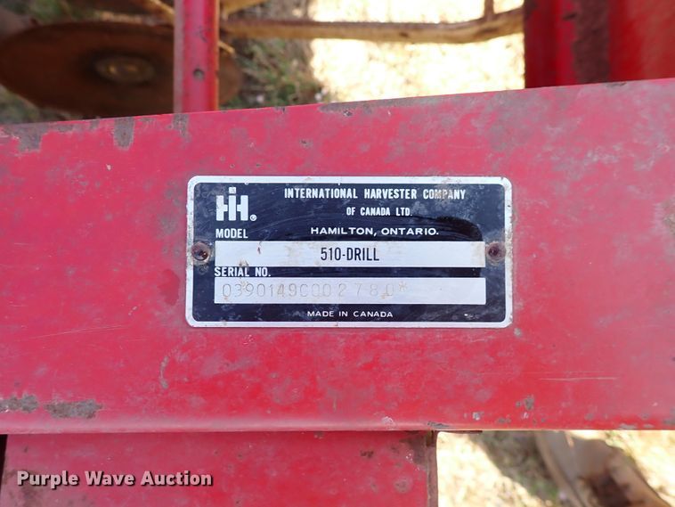 image for item DN2105 International 510  grain drill