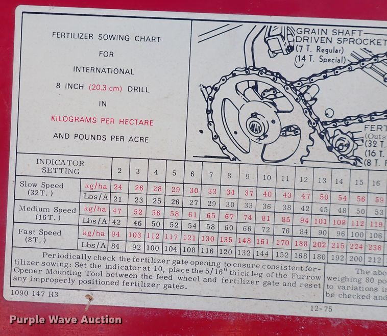 image for item DN2105 International 510  grain drill