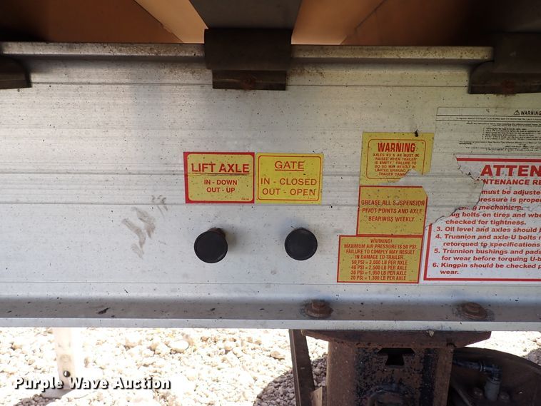 image for item IN9697 2013 Travis S96  end dump trailer