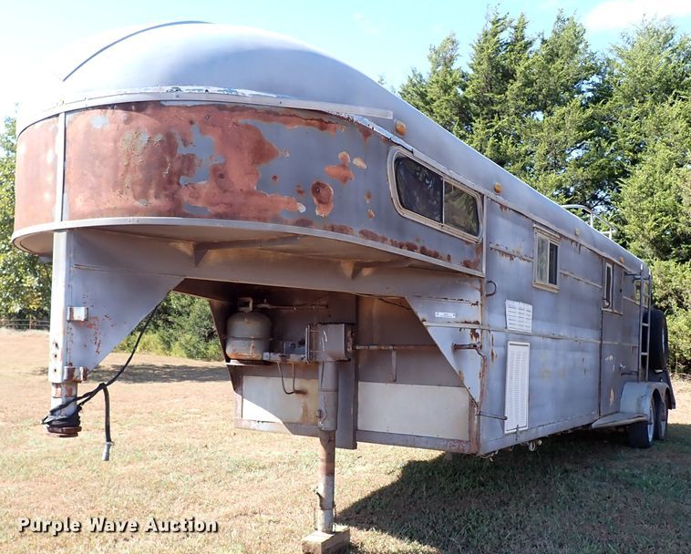 image for item IN9702 Shop built livestock trailer