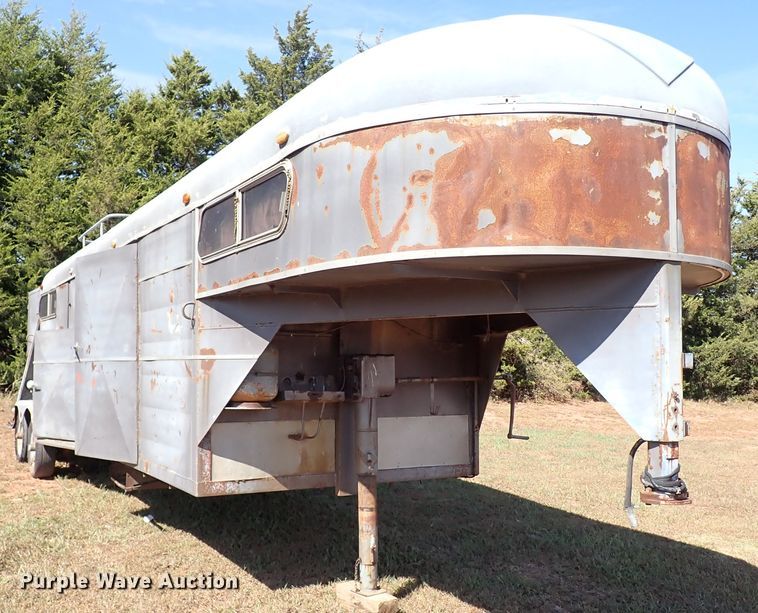 image for item IN9702 Shop built livestock trailer