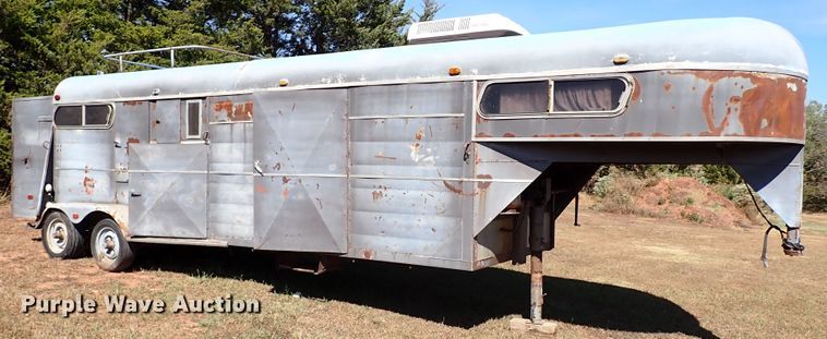 image for item IN9702 Shop built livestock trailer