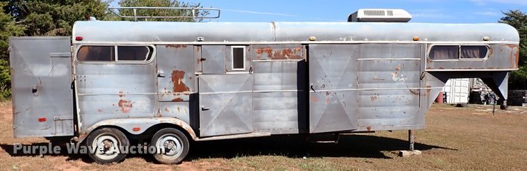 image for item IN9702 Shop built livestock trailer