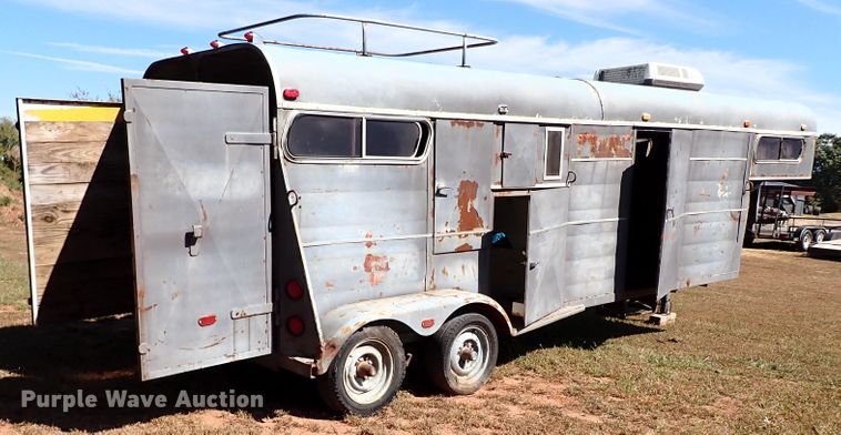 image for item IN9702 Shop built livestock trailer