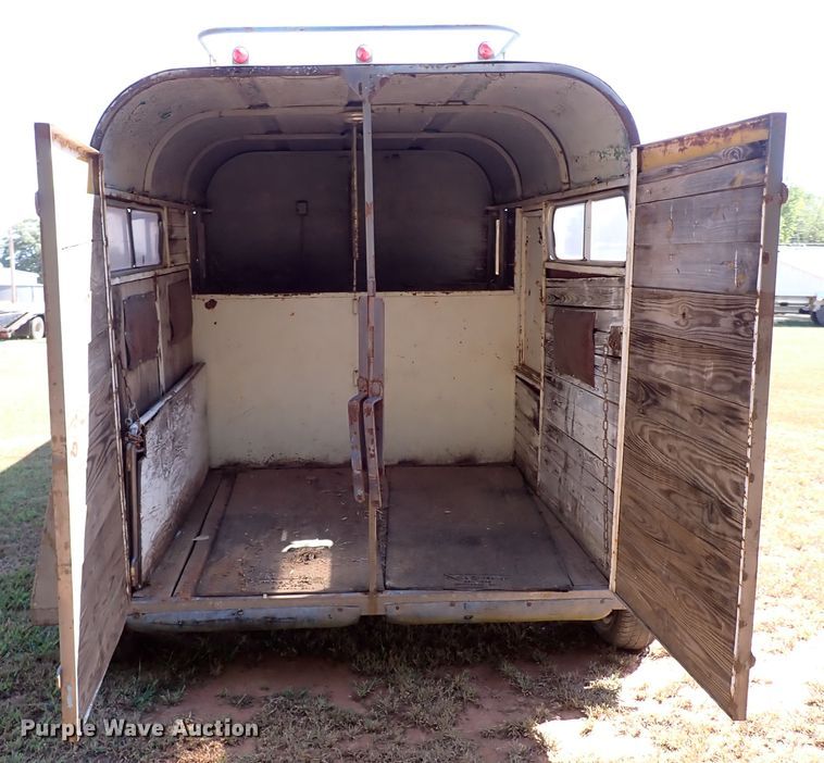 image for item IN9702 Shop built livestock trailer