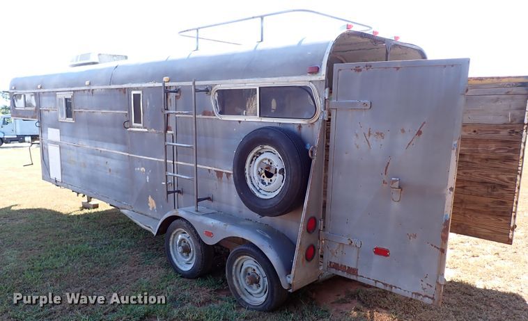 image for item IN9702 Shop built livestock trailer