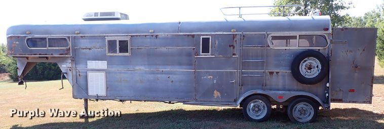 image for item IN9702 Shop built livestock trailer