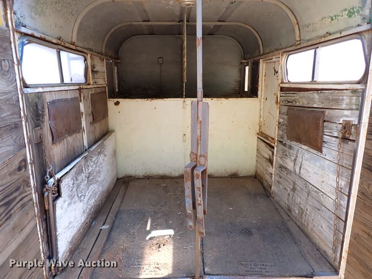 image for item IN9702 Shop built livestock trailer