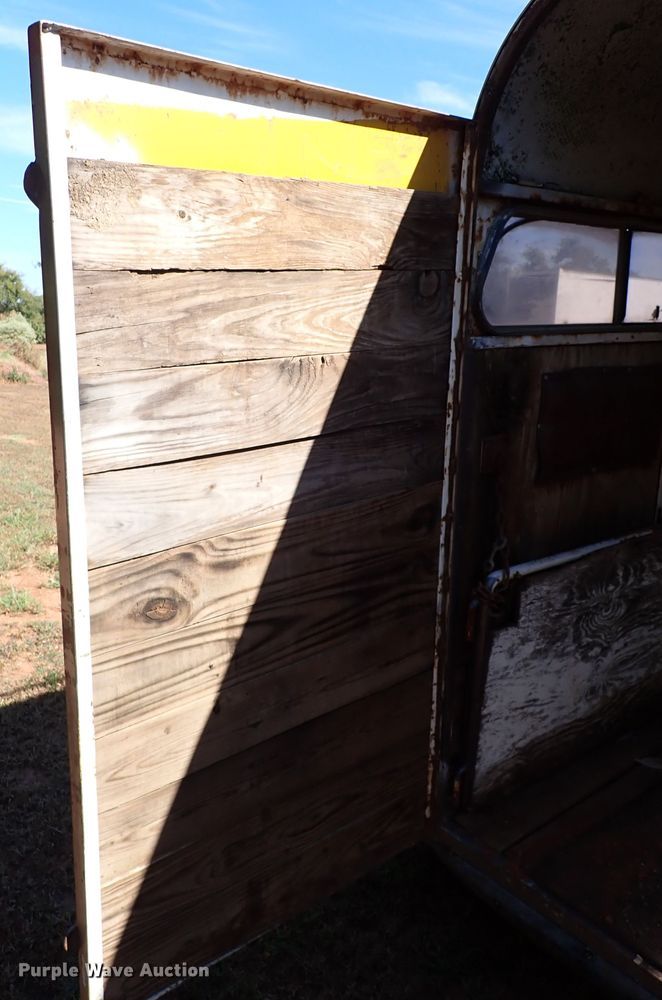 image for item IN9702 Shop built livestock trailer